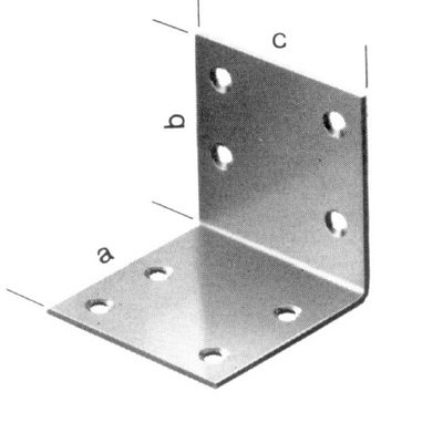 Winkel 40 x 40 mm verzinkt