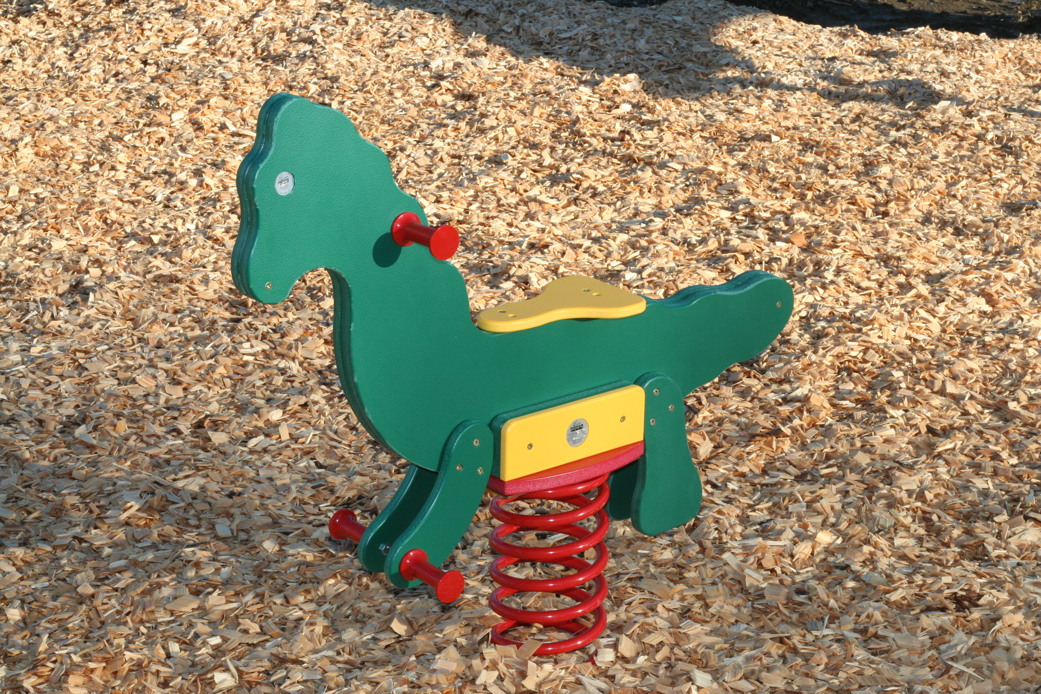 Einzel-Federspielgerät Dino-Brachio