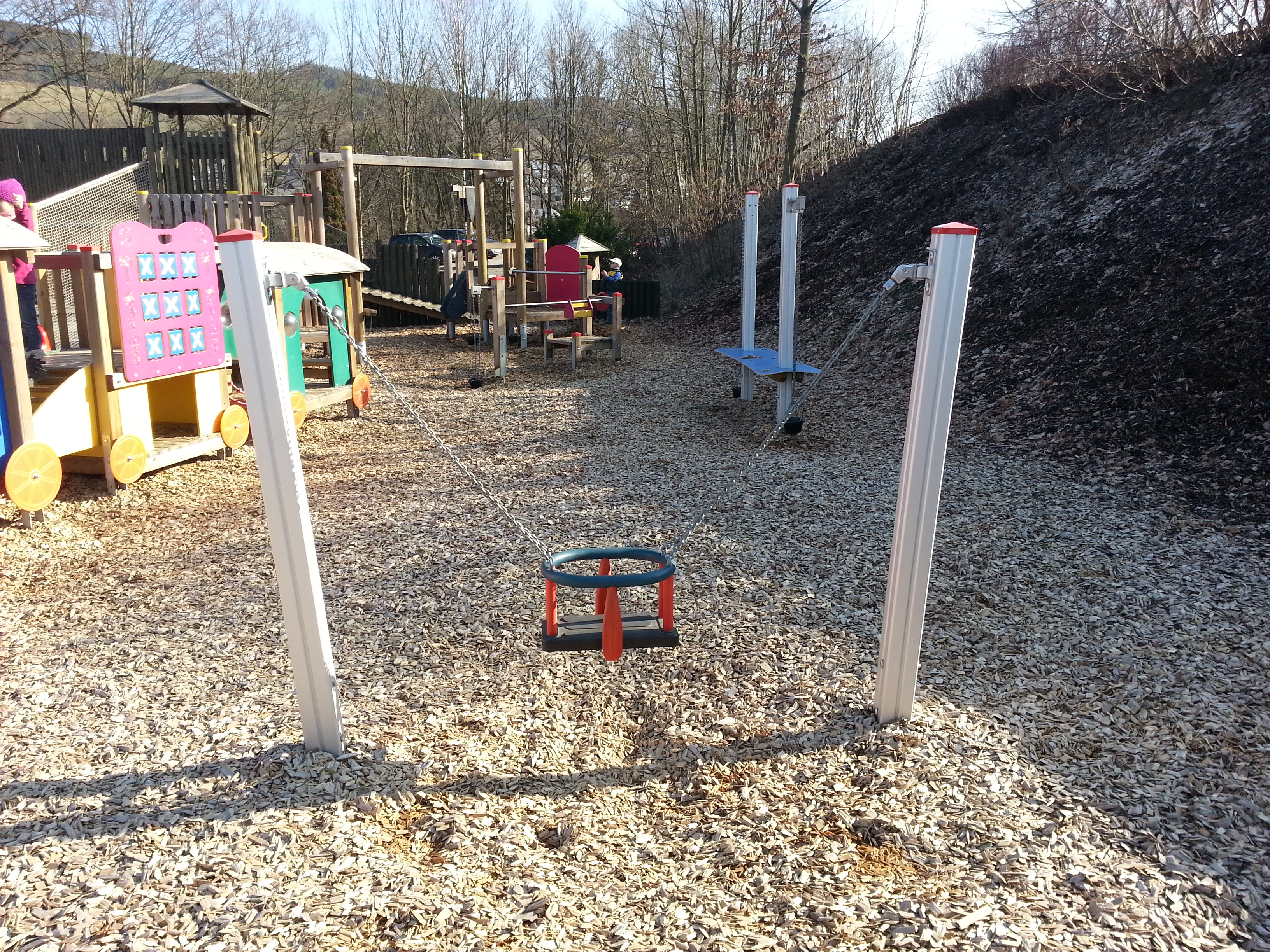 Juniorschaukel ohne Sitz oder Nest