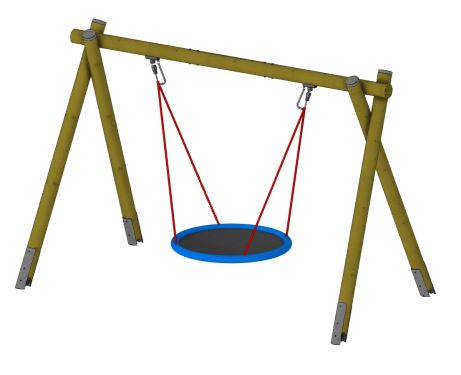 Nestschaukel ohne Schaukelnest