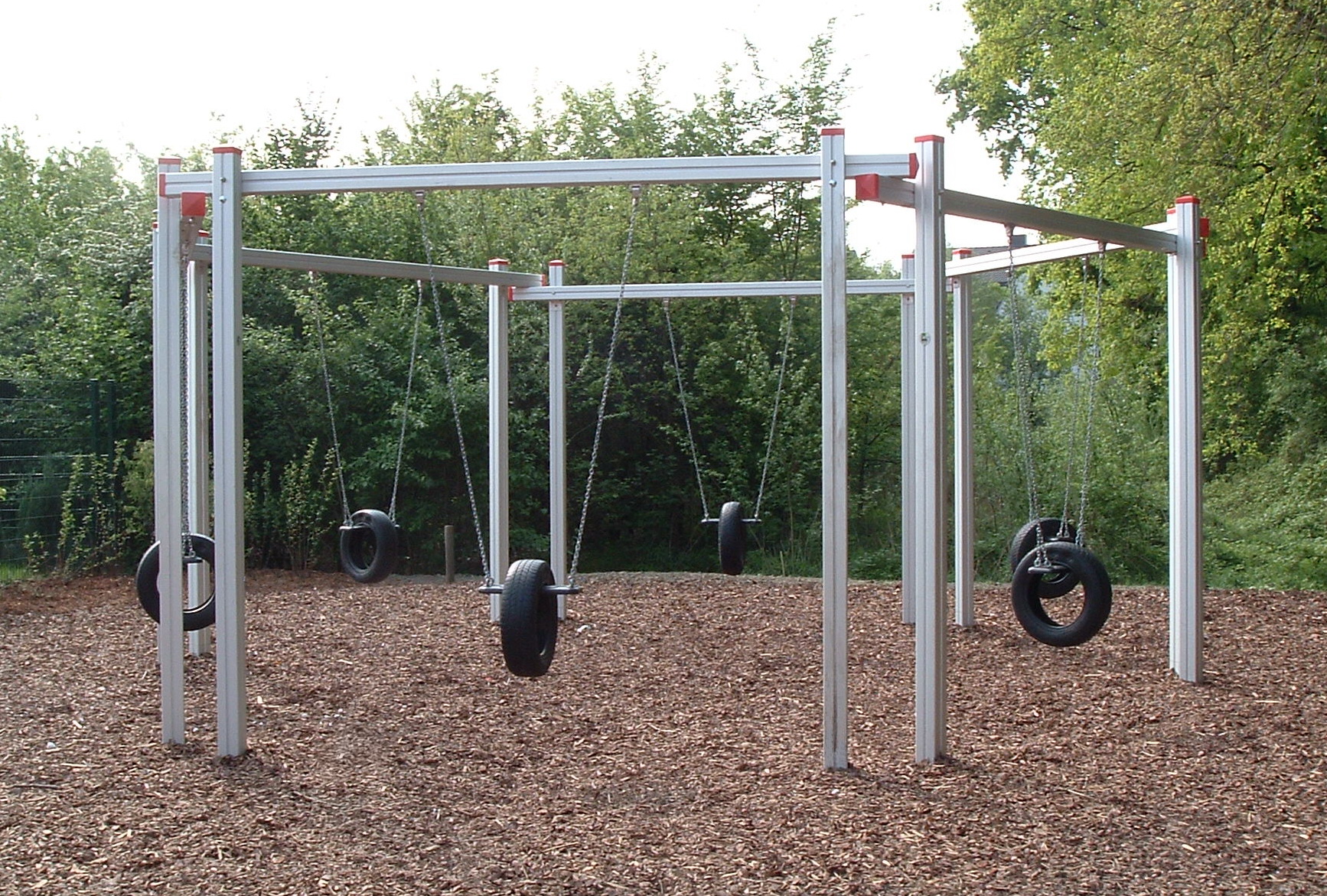 Sechseckschaukel ohne Schauklesitze