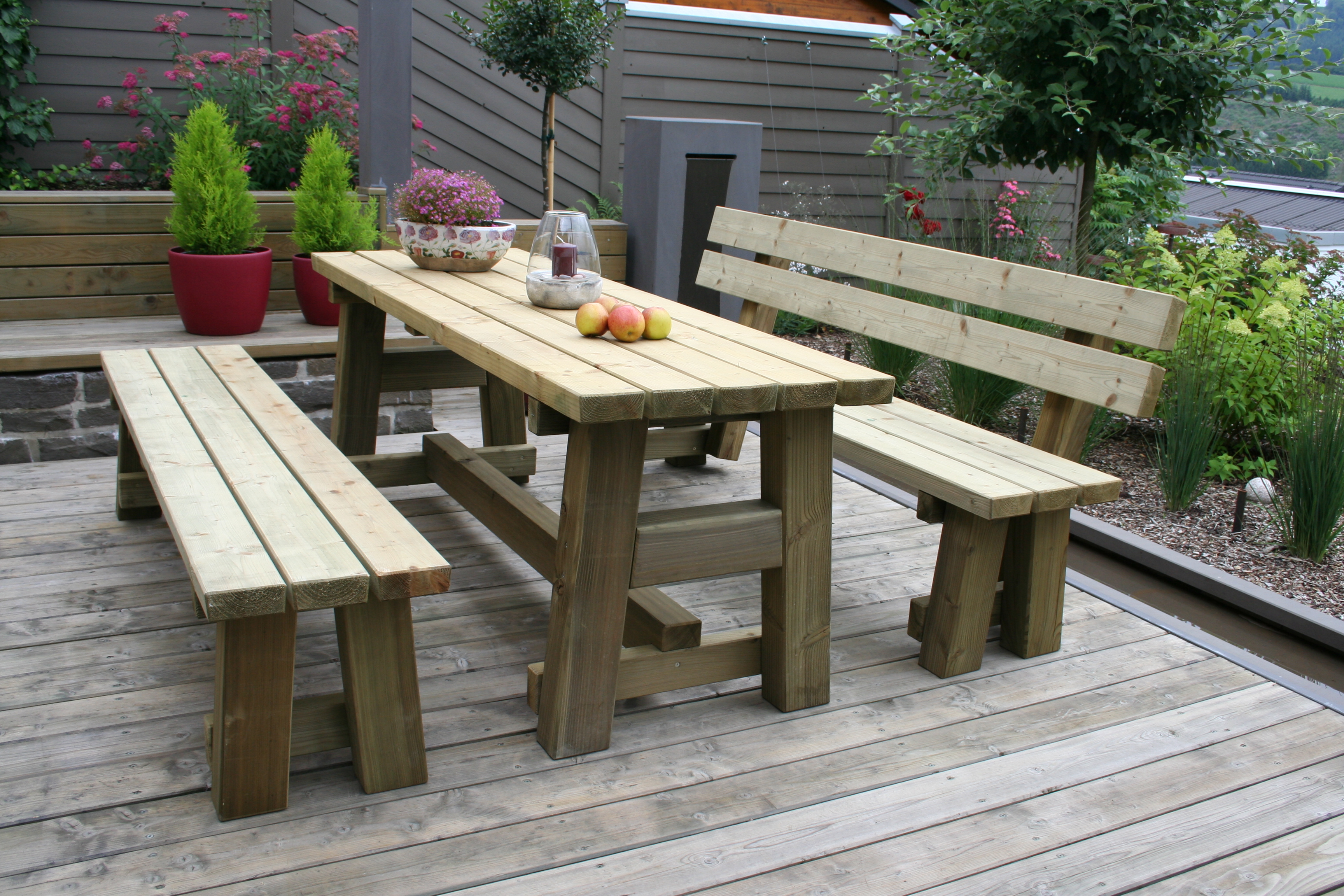 Bank Lennetal mit Rückenlehne Douglasie