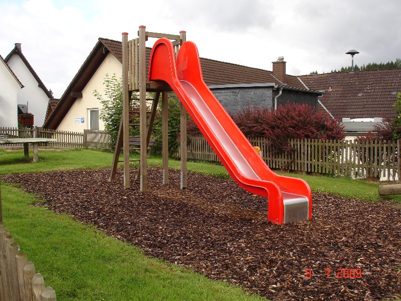 GFK-Rutsche mit Edelstahlbelag 50 cm