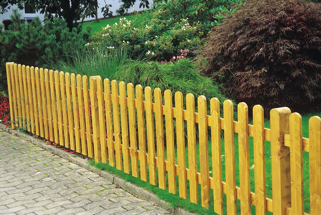 Friesenzaun waagerecht braun