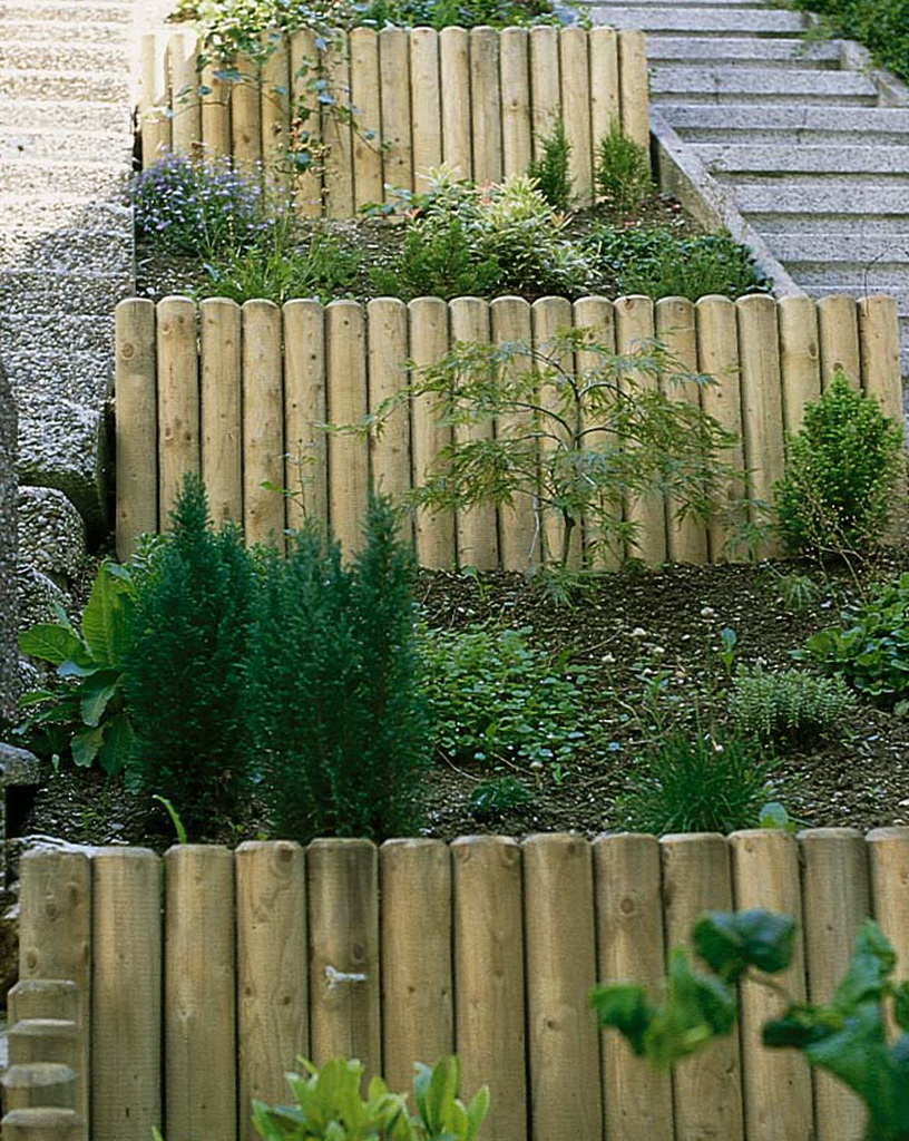 Palisaden gefräst 100 NADELHOLZ