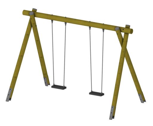 Großer Schaukelbock ohne Schaukelsitze