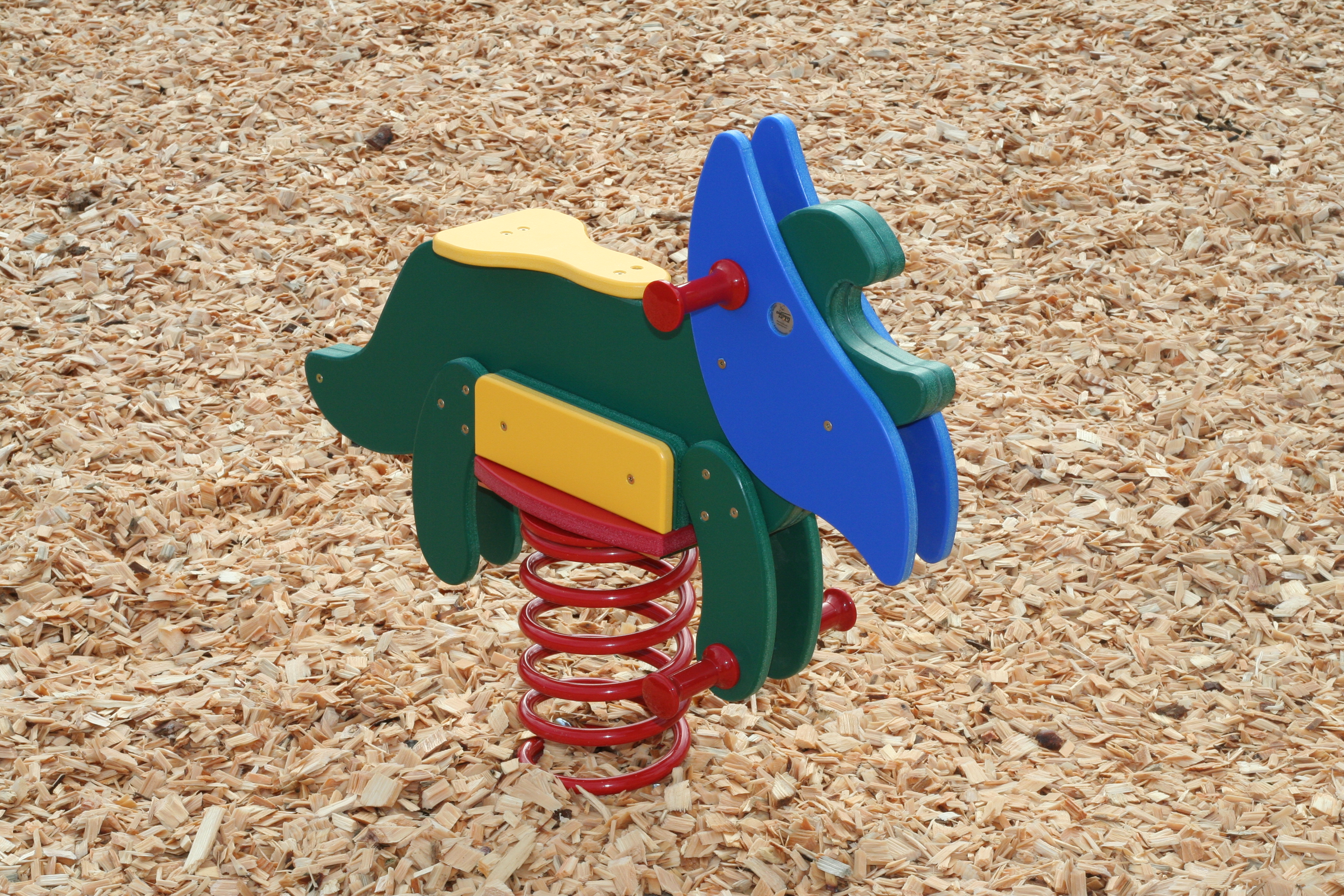 Einzel-Federspielgerät Dino-Tricera