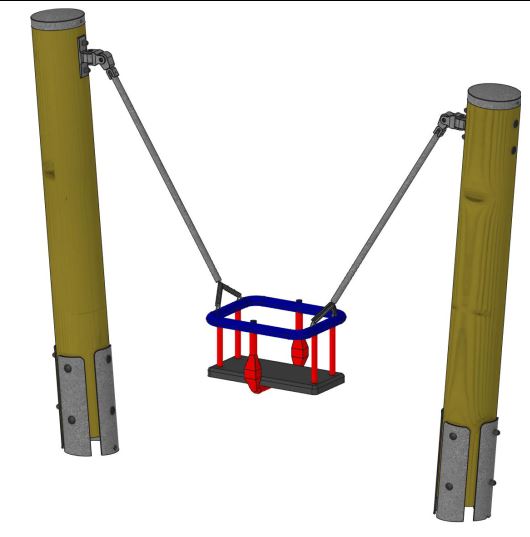Juniorschaukel ohne Sitz oder Nest