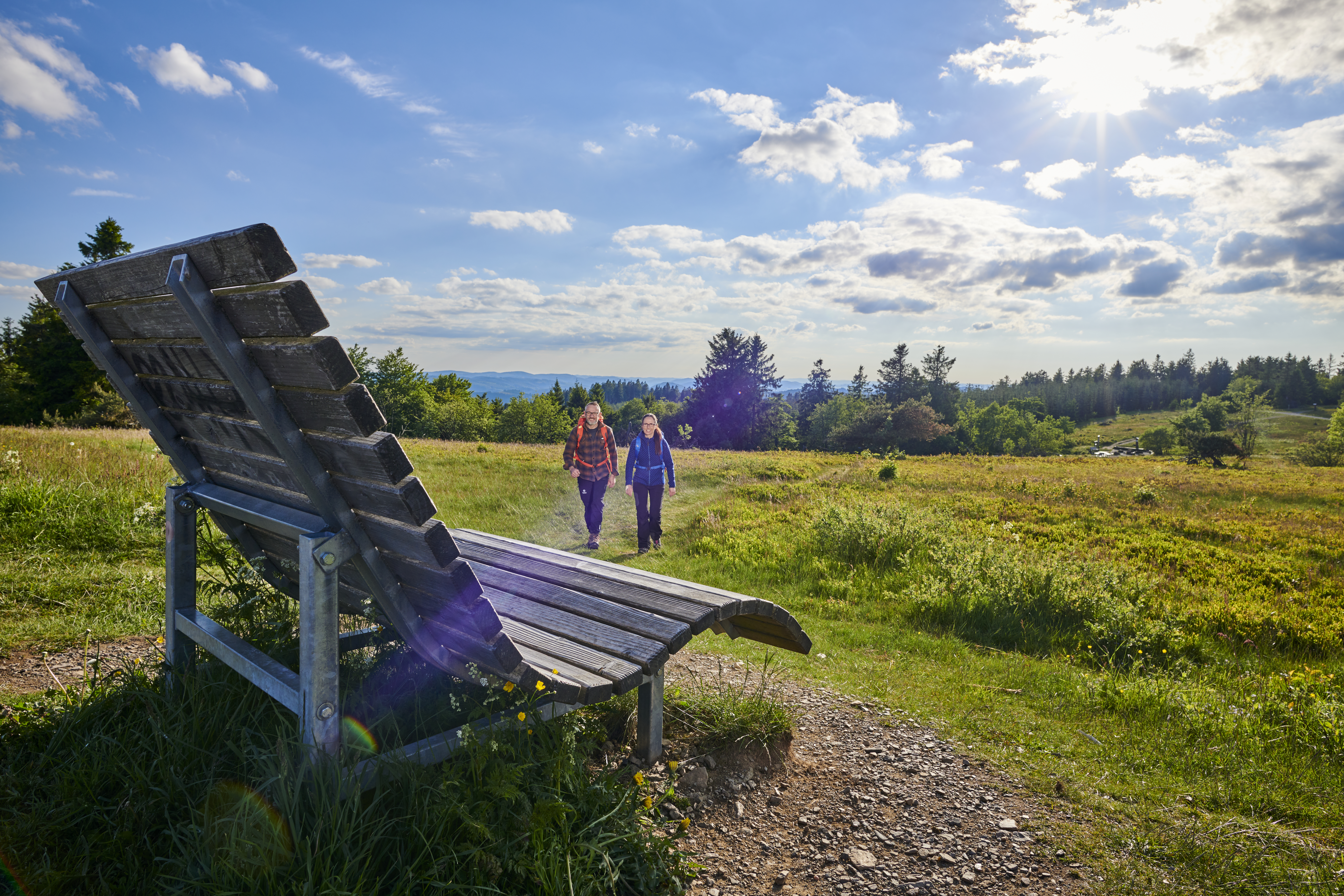 Waldsofa Original Rothaarsteig Waldmöbel