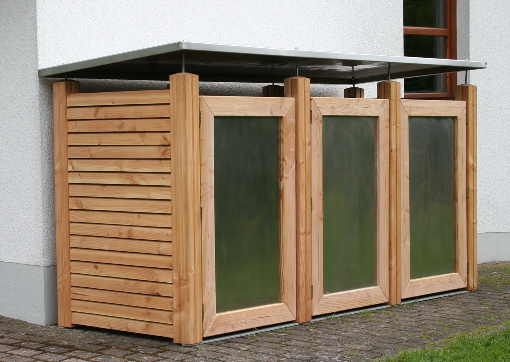 Mülltonnengarage 3er