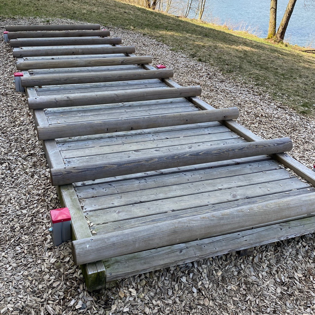 Balancier- und Hüpfleiter