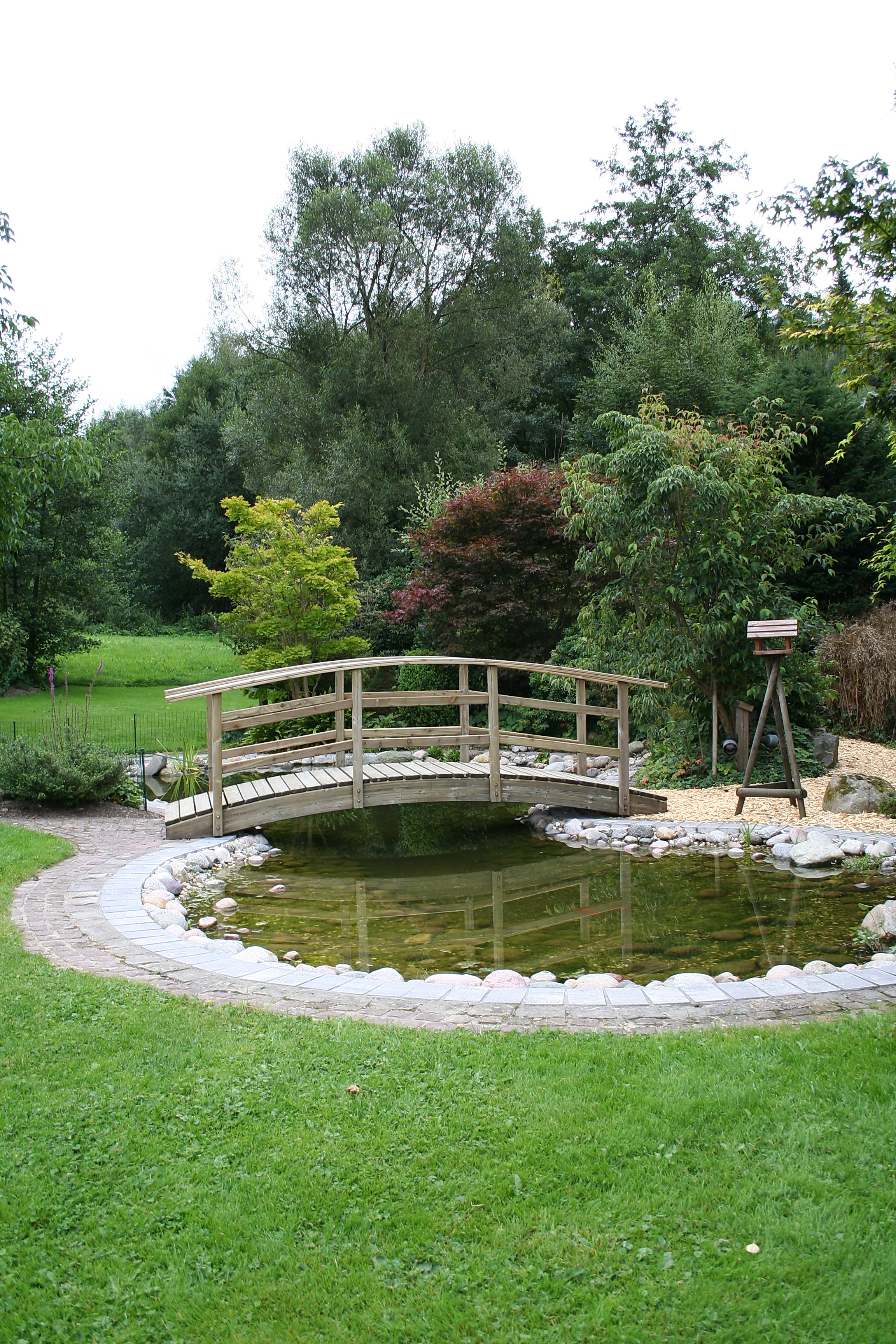 Leimholzbogen Innenradius 6,70 m grün