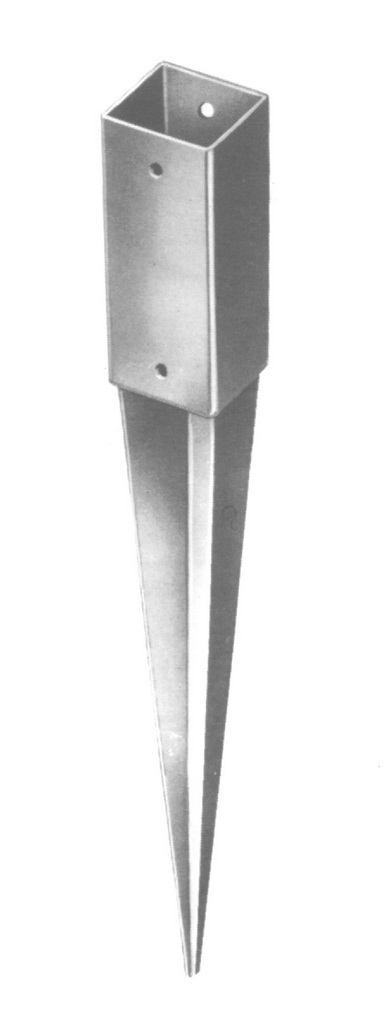 Einschlagbodenhülse 750 mm lang