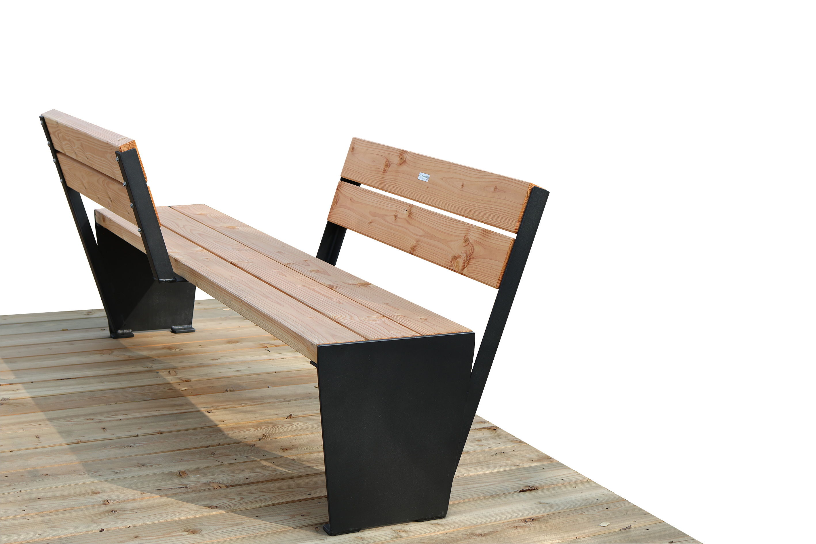 Sitzgruppe EDGE BANK DUO mit wechselseitiger Rückenlehne