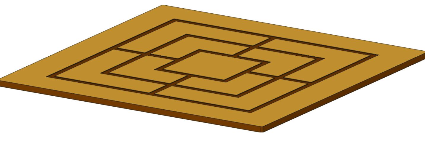 Spielfeld "Mühle" aus HPL