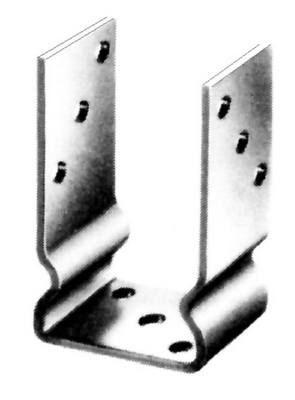 Pfostenlasche für Friesenzaun 91 mm