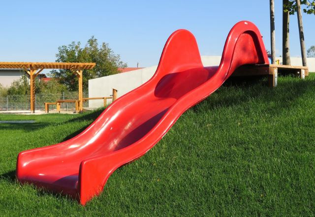 GFK-Wellenrutsche 100 cm breit 1 Welle