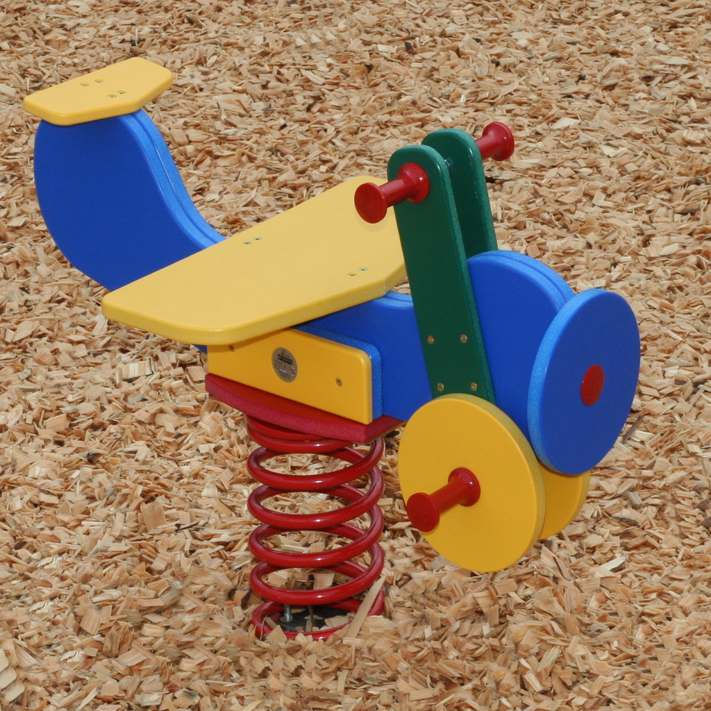 Einzel-Federspielgerät Flugzeug