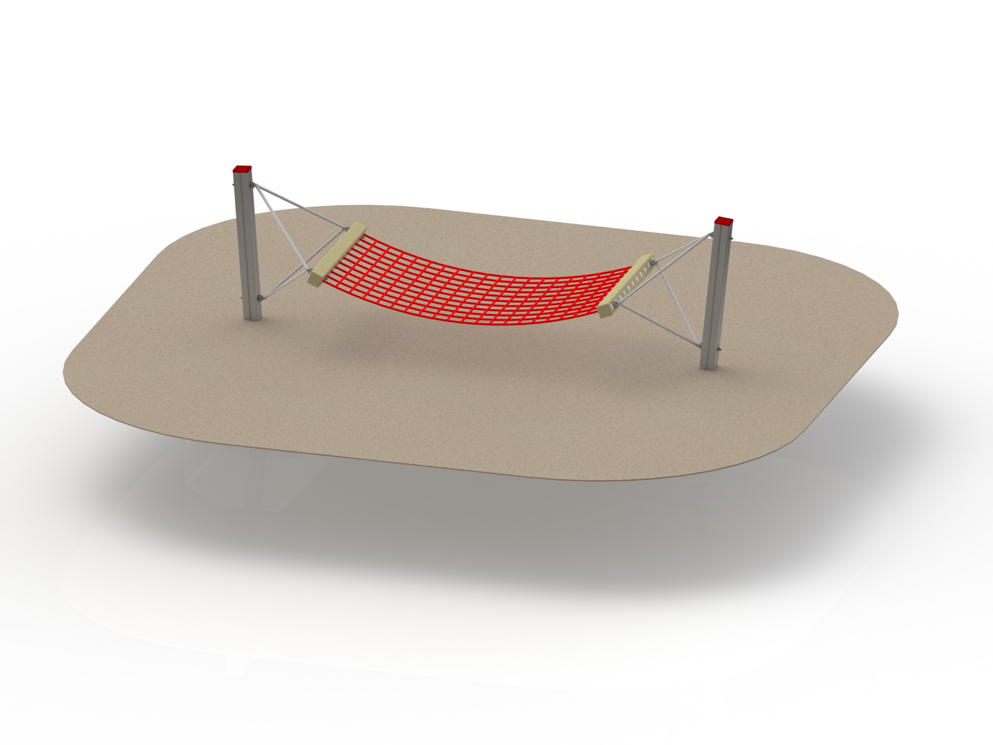 Hängematte schwingungsbegrenzt