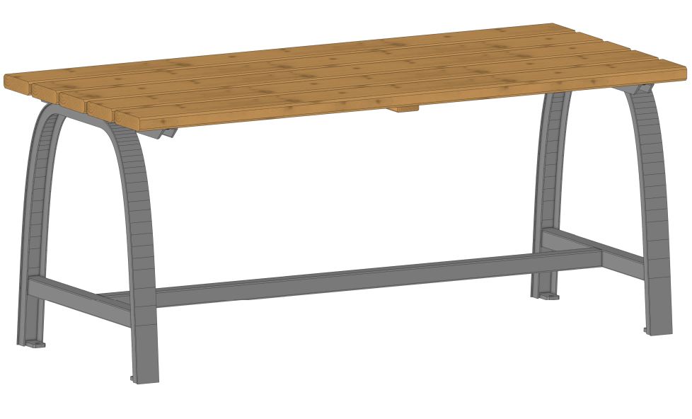 Tisch Pieper Flow Douglasie kdi grün