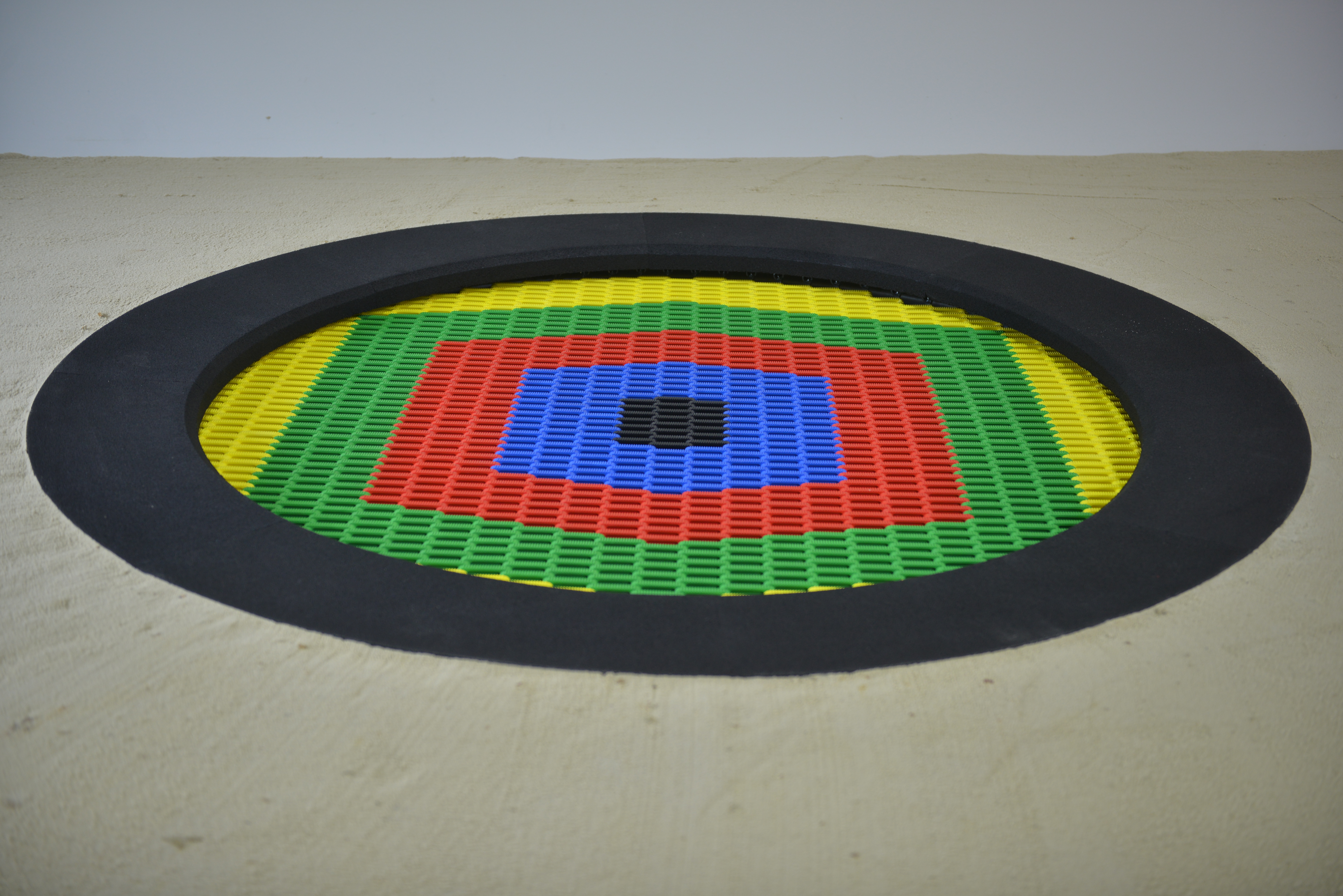 Trampolin, rund, Einbautrampolin