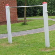 Reckstange 1-fach mit Alupfosten