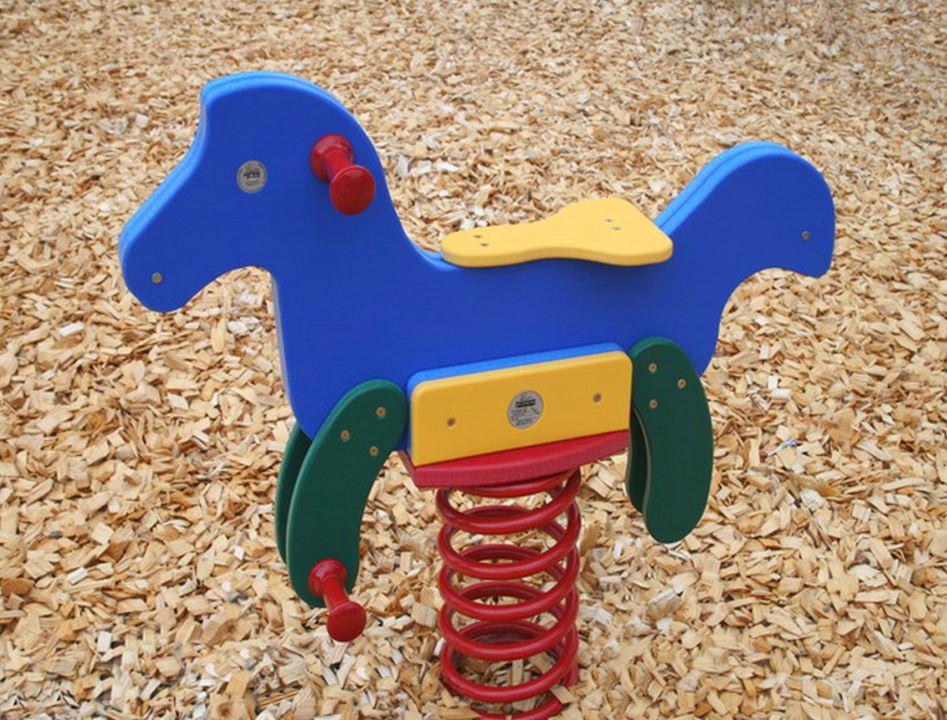 Einzel-Federspielgerät Pferd