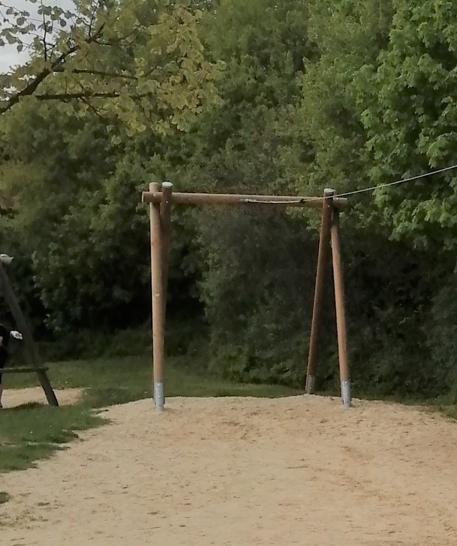 Große Seilbahn 50 m lang ohne Rampe